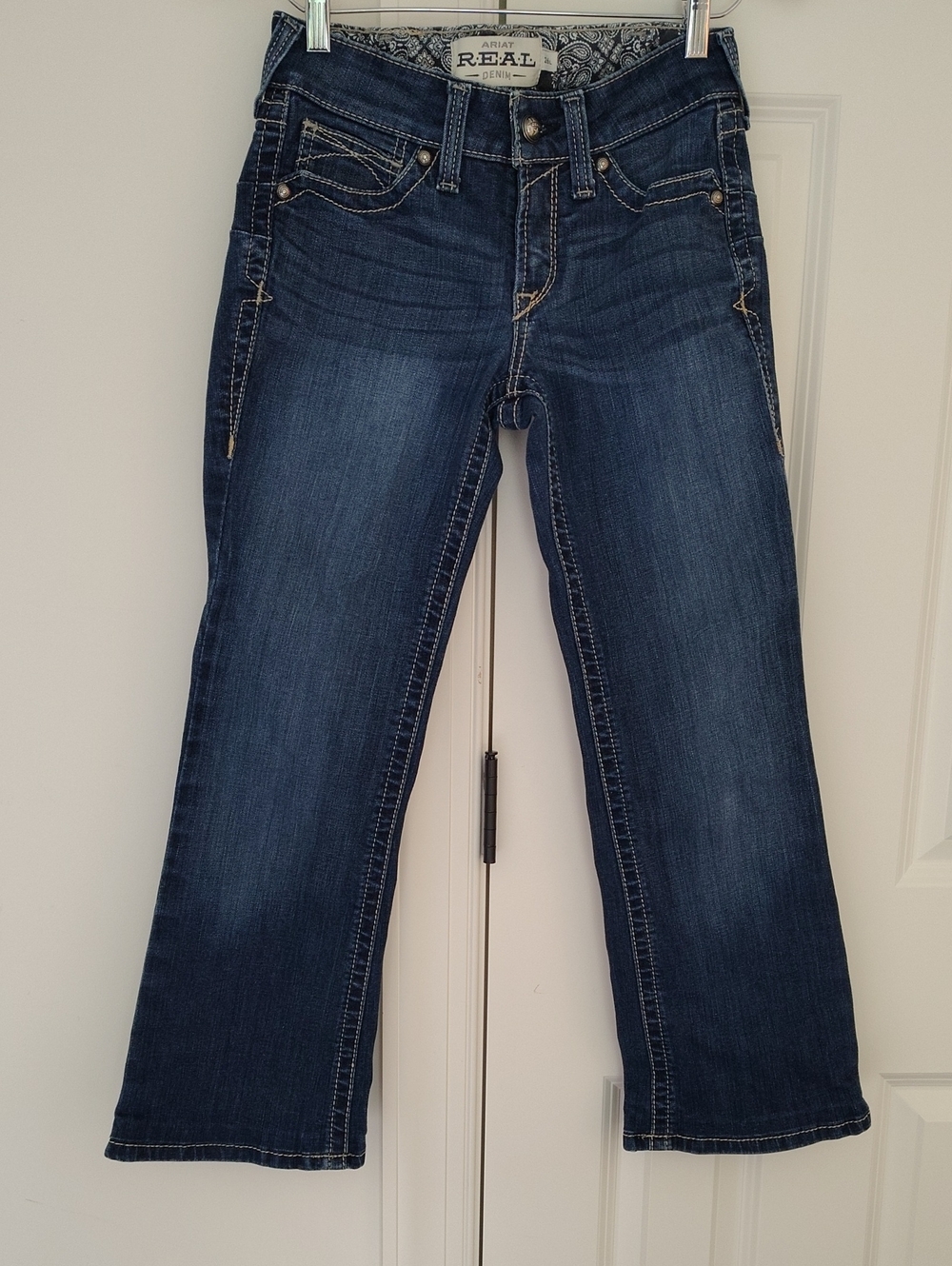 Ariat REAL Denim Jeans‎ Spitfire Riding Mid Rise Boot Size 26L